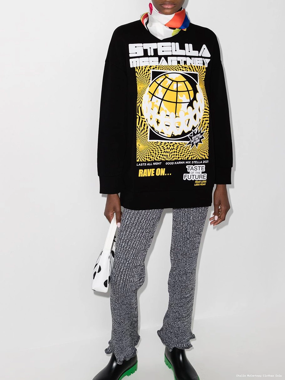 Affordable graphic-print Rave Stella Women McCartney sweatshirt 0413